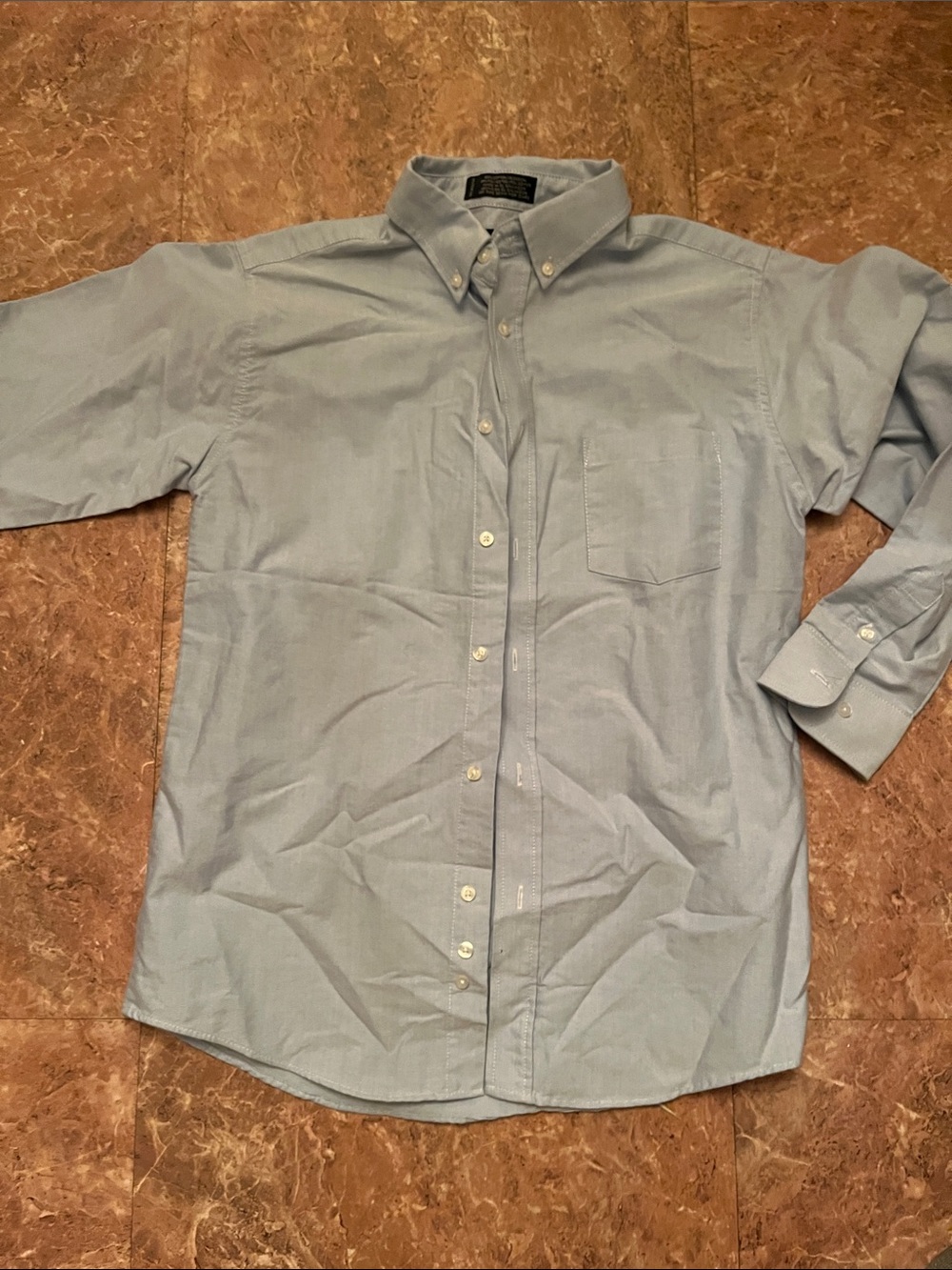 Izod Light Blue Boys' Button-Down Shirt